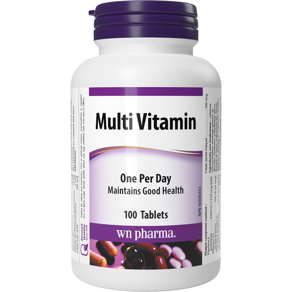 Webber Naturals - Multi Vitamin One Per Day - 100 Tablets