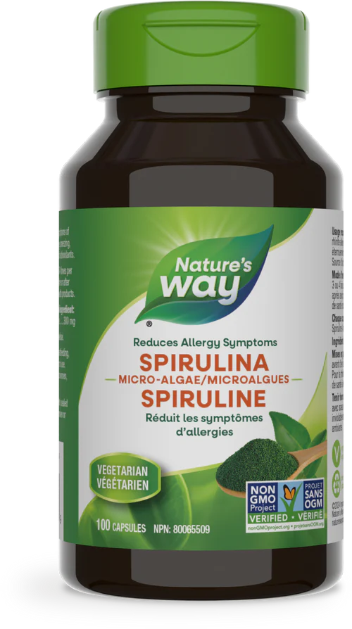Nature's Way - Spirulina - 100 Veg Caps