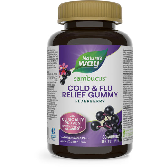 SAMBUCUS      COLD  &  FLU   RELIF     ADULT  GUMMY        60CT