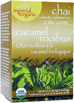UNCLE LEE'S TEAS    Imperial Organic Teas    UNCLE LEE'S TEAS    Imperial Organic Teas    Org Caramel Rooibus Chai 18bg