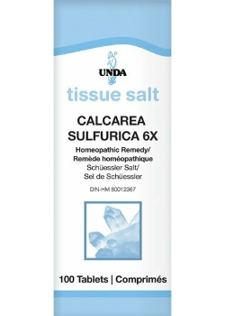 UNDA    Calcarea sulfurica 6x     100 tabsÂ
