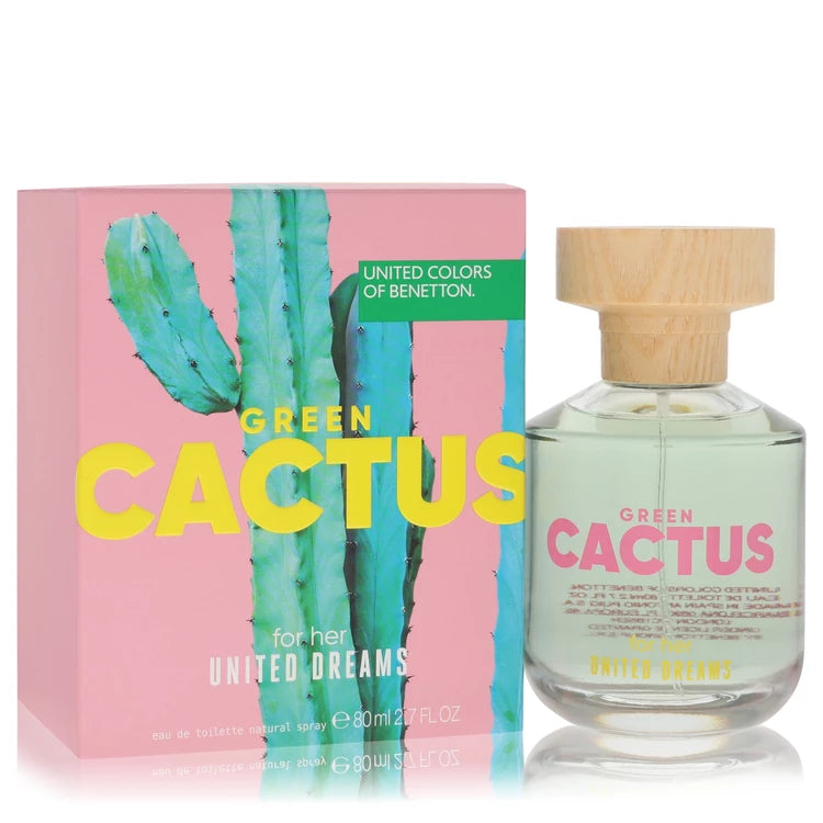 Benetton    Women    United Dreams Green Cactus    80 ml Eau De Toilette Spray