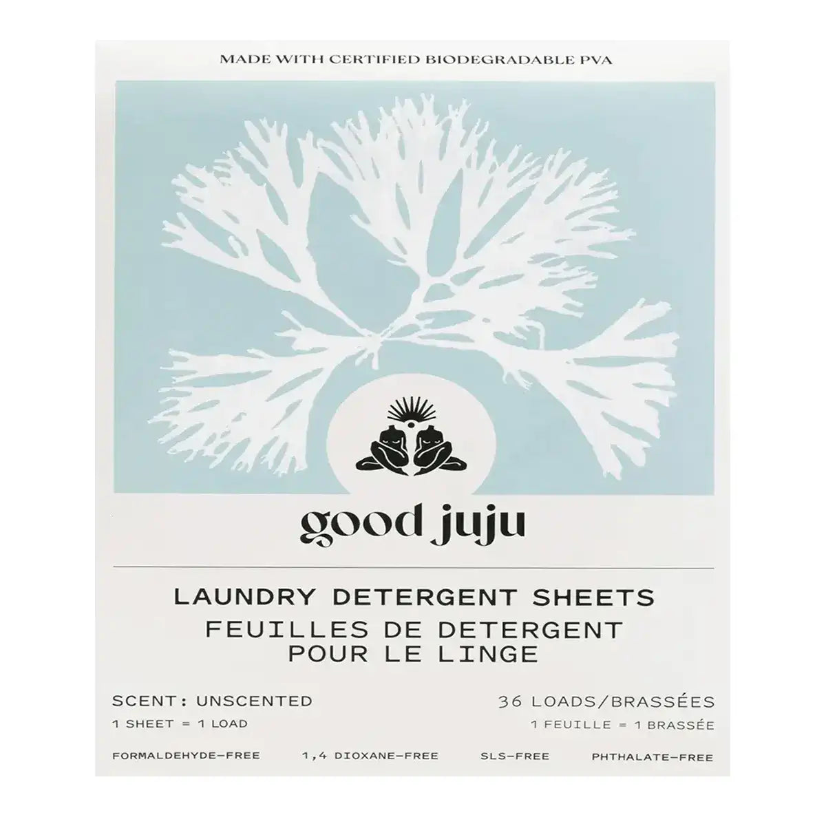 Good Juju - Laundry Sheets Unscented 36 Pack (Case of 10)