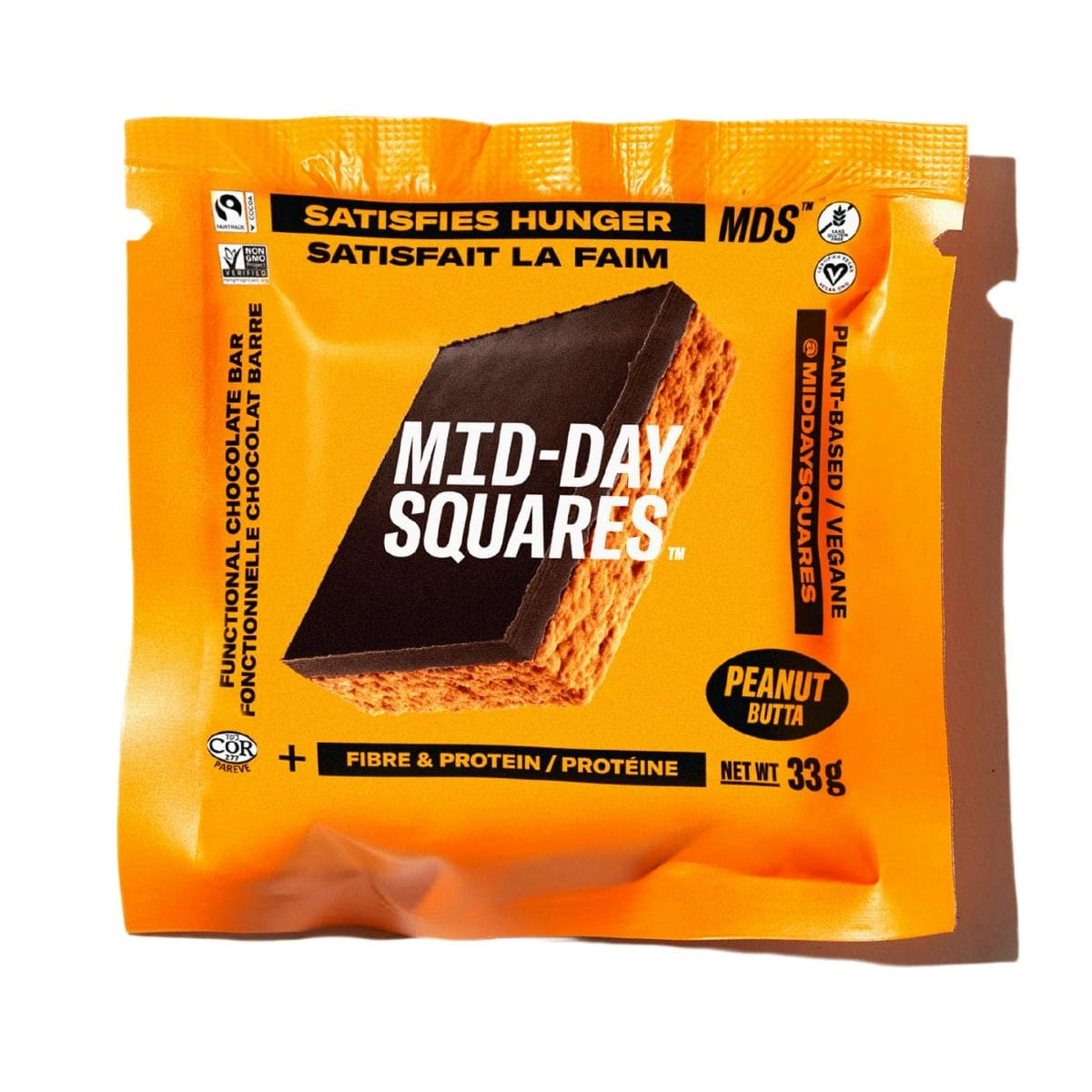 MID-DAY SQUARES - Peanut Butta Squares (NGM/vegan)    33g