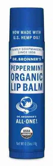 DR. BRONNER -   Lip Balm, Peppermint, Organic (NGM)    12ct