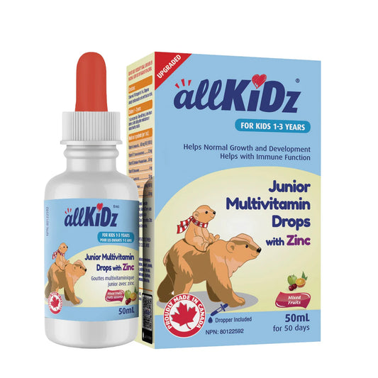 ALLKIDZ   Jr Multivitamin Drops w/ Zinc, 50ml