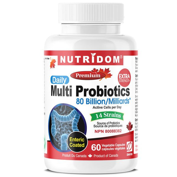 NUTRIDOM®    Multi Probiotics 80B 60 Vcaps