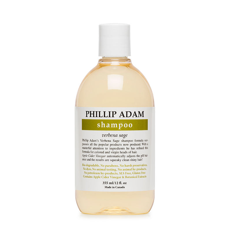 PHILLIP ADAM -    Shampoo, Apple Cider Vinegar, Verbena Sage    355ml