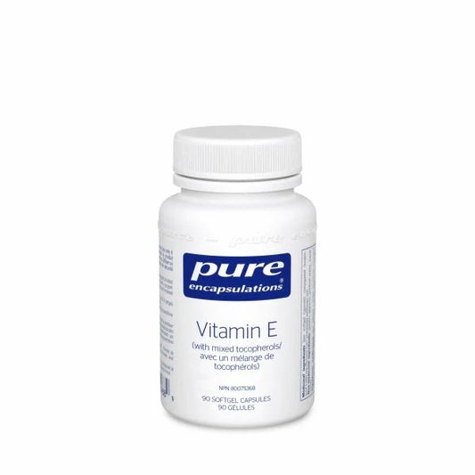 PURE ENCAPSULATIONS_Vitamin E (with mixed tocopherols) _90 caps 