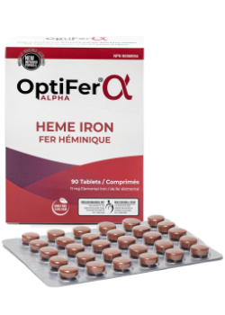 OPTIFER ALPHA HEME IRON 11MG TB 90