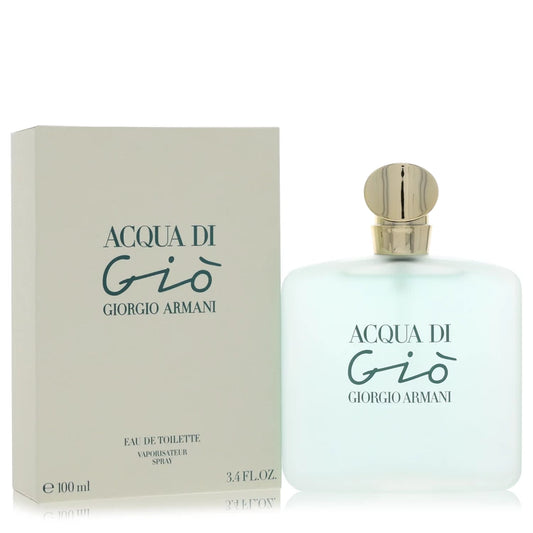 Acqua Di Gio Eau De Toilette Spray By Giorgio Armani 3.3 oz Eau De Toilette Spray