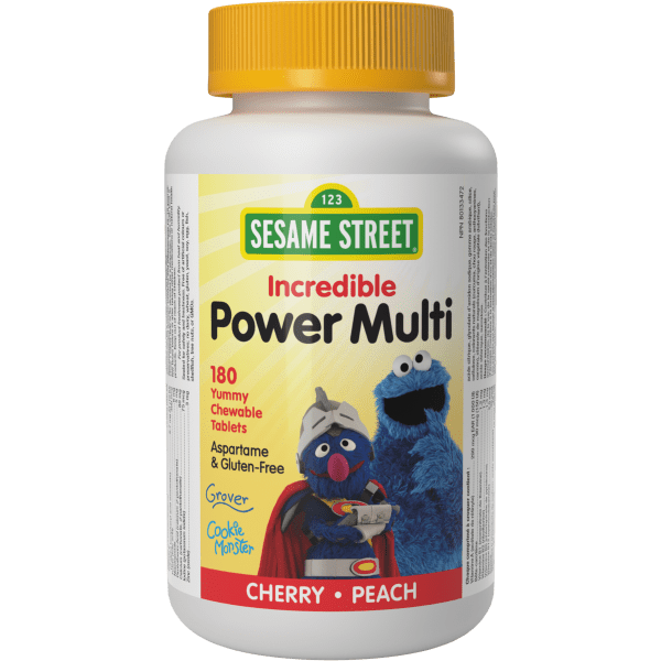 Sesame Street - Incredible Power Multi - 180 Chewable
Tablets