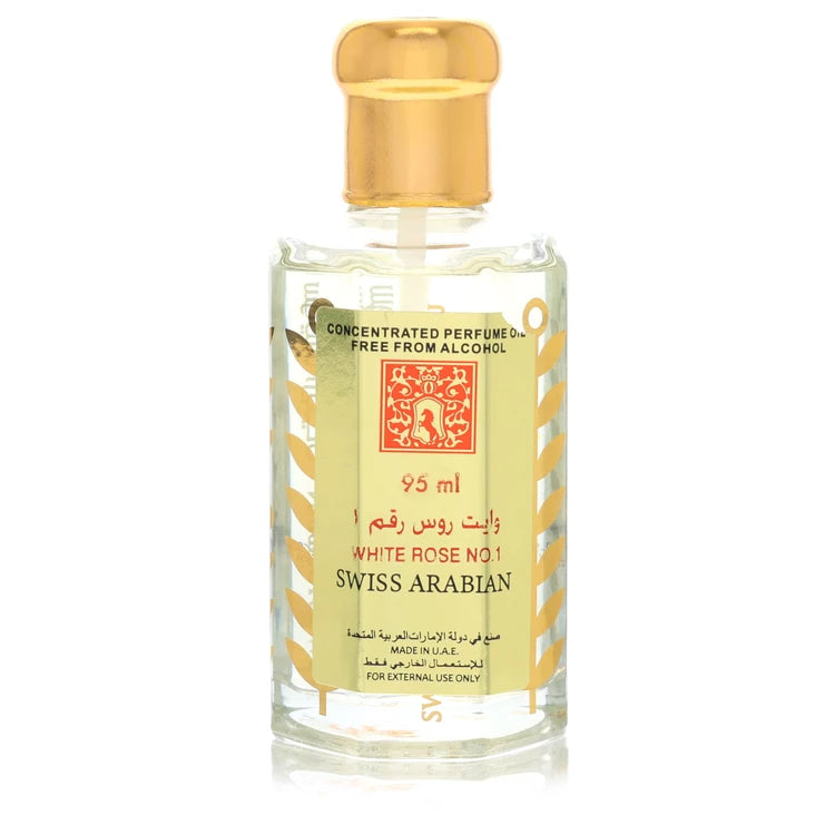 Swiss Arabian    Women    White Rose No 1    95 ml Concentrated Perfume Oil Free From Alcohol (Unisex Unboxed)