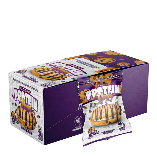 MUSCLE SPORT PROTEIN WHOOPIES OATMEAL CHOCOLATE CHIP 85g - 6/box