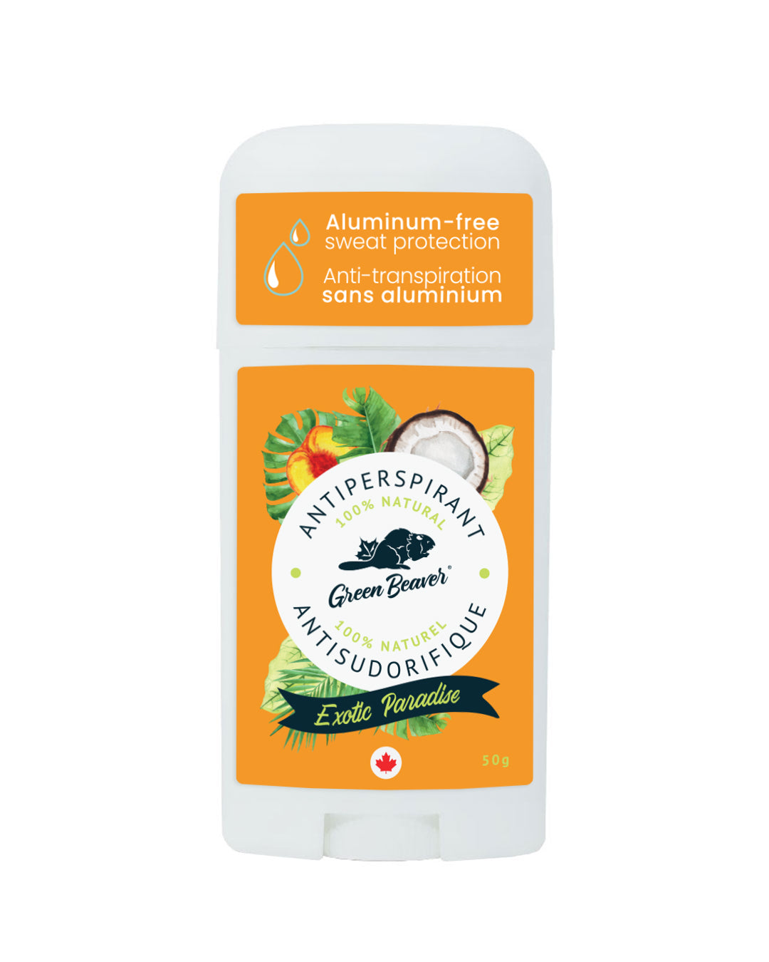GREEN BEAVER    Antiperspirant Exotic Paradise 50g