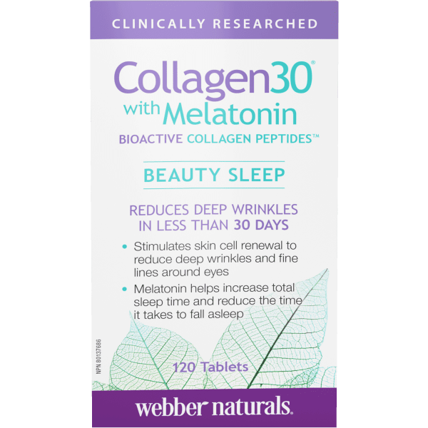 Webber Naturals - Collagen30® with Melatonin - 120 Tablets