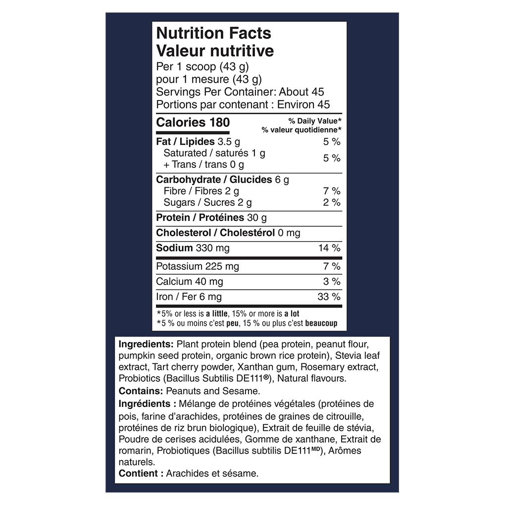 Vega Protein + Recovery CA Peanut Butter (1.93kg)