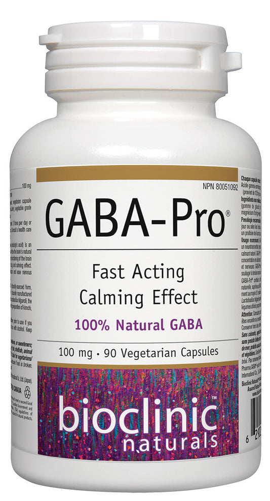 BioClinic   GABA-Pro® · 100 mg   90 V-Cap