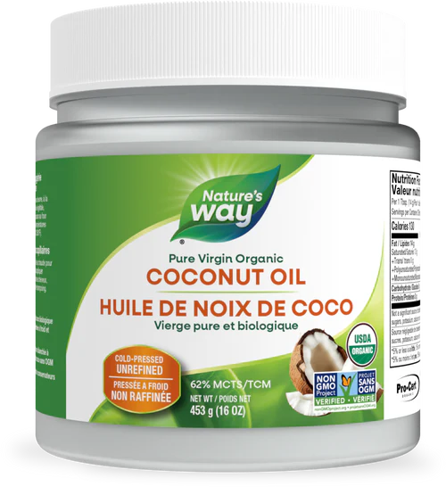 Nature's Way - Coconut Oil-Organic Pure Virgin - 454 g