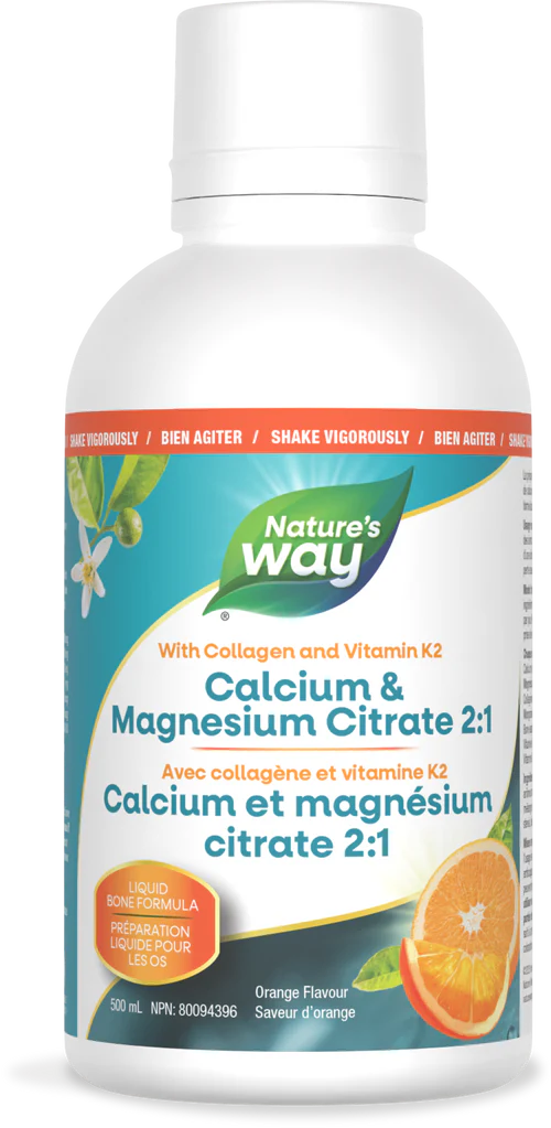 Nature's Way - Cal Mag w/K2 Liquid Orange - 500 ml