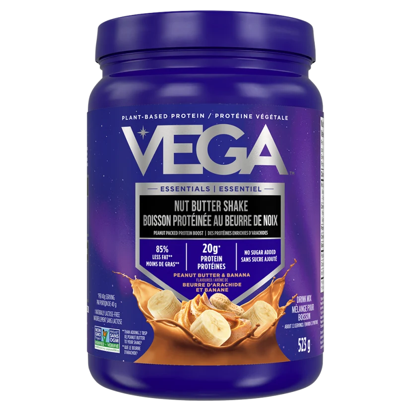 Vega Nut Butter Shake - Peanut Butter & Banana (523g)