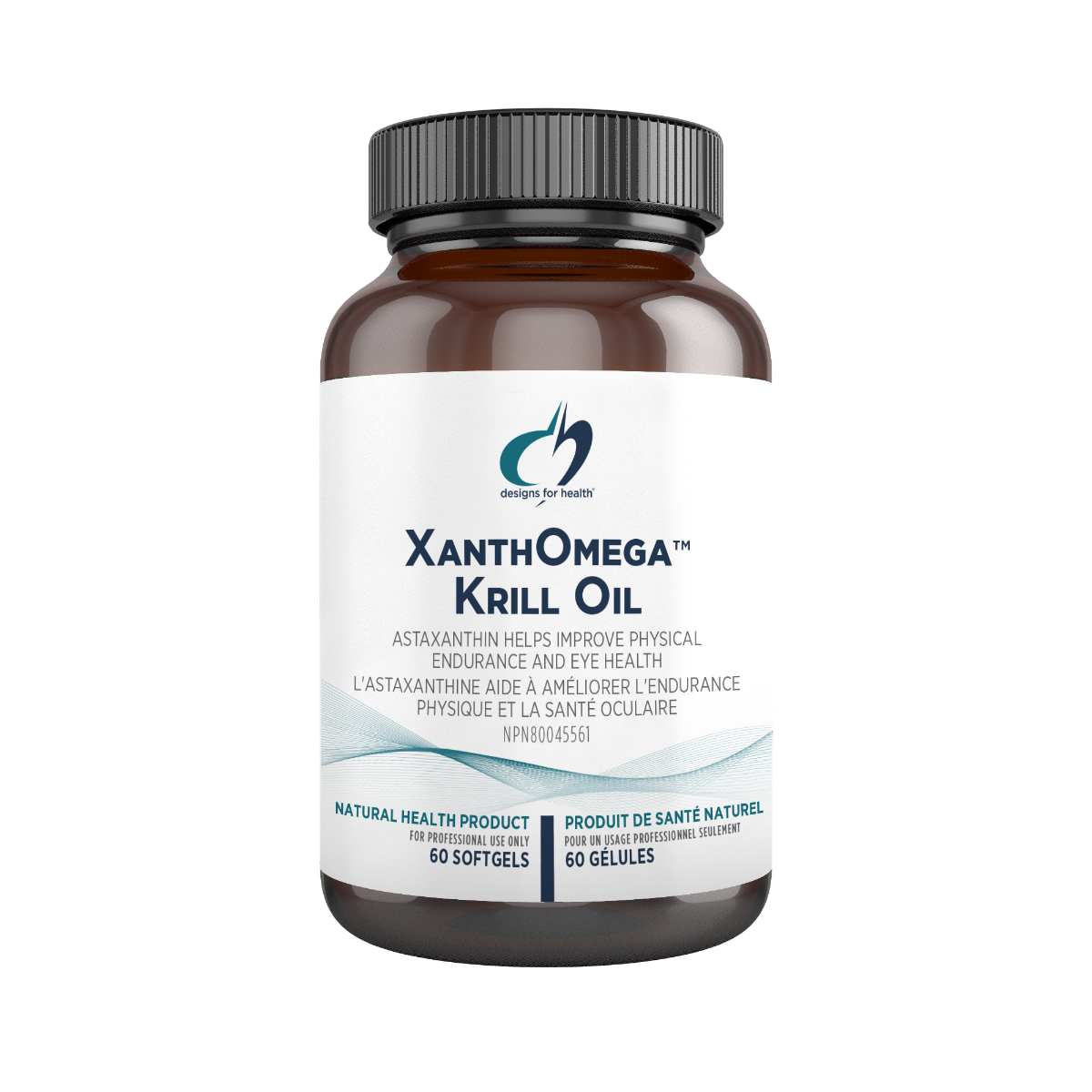 Designs For Health   XanthOmega Krill Oil™   60Softgel