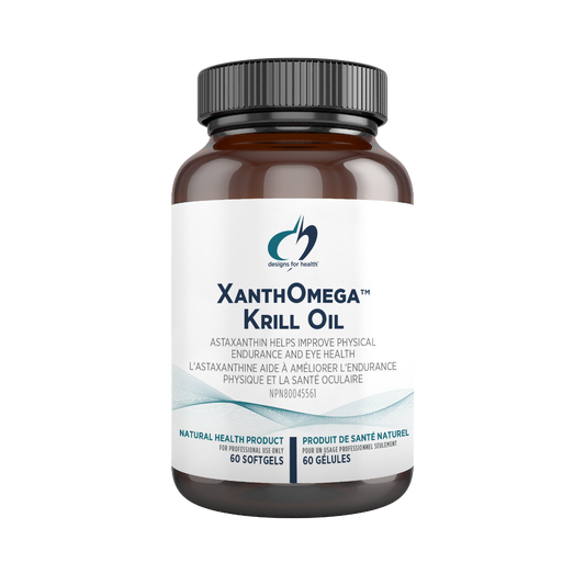 Designs For Health   XanthOmega Krill Oil™   60Softgel