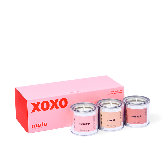 Mala - XOXO Giftset (3 x 3.8 oz Candles)