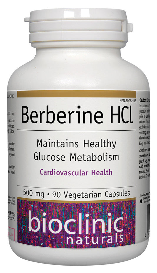 BioClinic   Berberine HCl · 500 mg   90 V-Cap