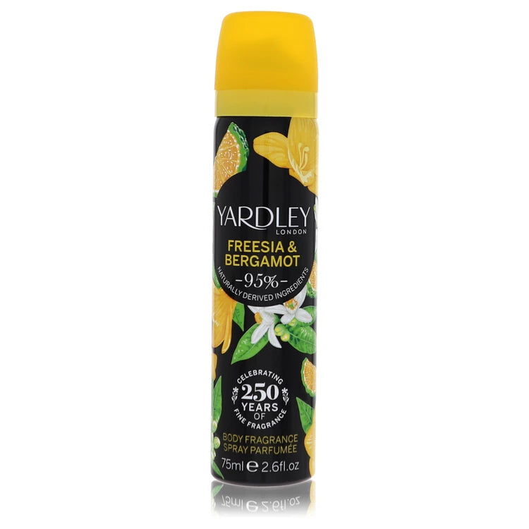 Yardley Freesia & Bergamot Body Fragrance Spray By Yardley London 2.6 oz Body Fragrance Spray
