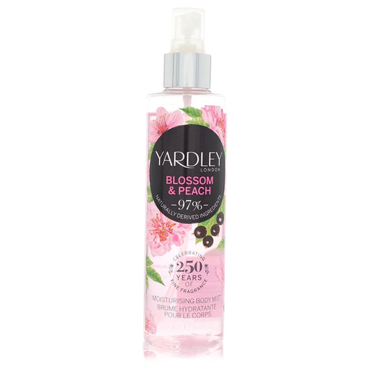 Yardley Blossom & Peach Moisturizing Body Mist By Yardley London 6.8 oz Moisturizing Body Mist