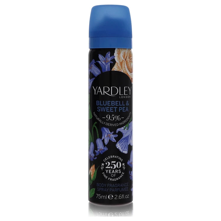 Yardley Bluebell & Sweet Pea Body Fragrance Spray By Yardley London 2.6 oz Body Fragrance Spray