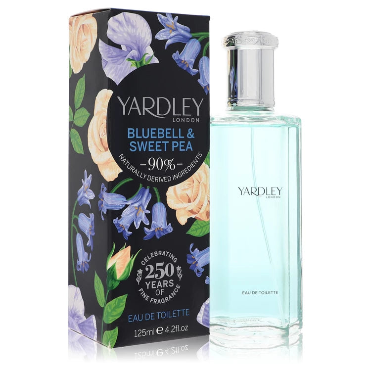 Yardley Bluebell & Sweet Pea Eau De Toilette Spray By Yardley London 4.2 oz Eau De Toilette Spray
