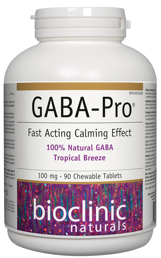 BioClinic   GABA-Pro® · 100 mg Tropical Breeze   90 Chewable Tablet