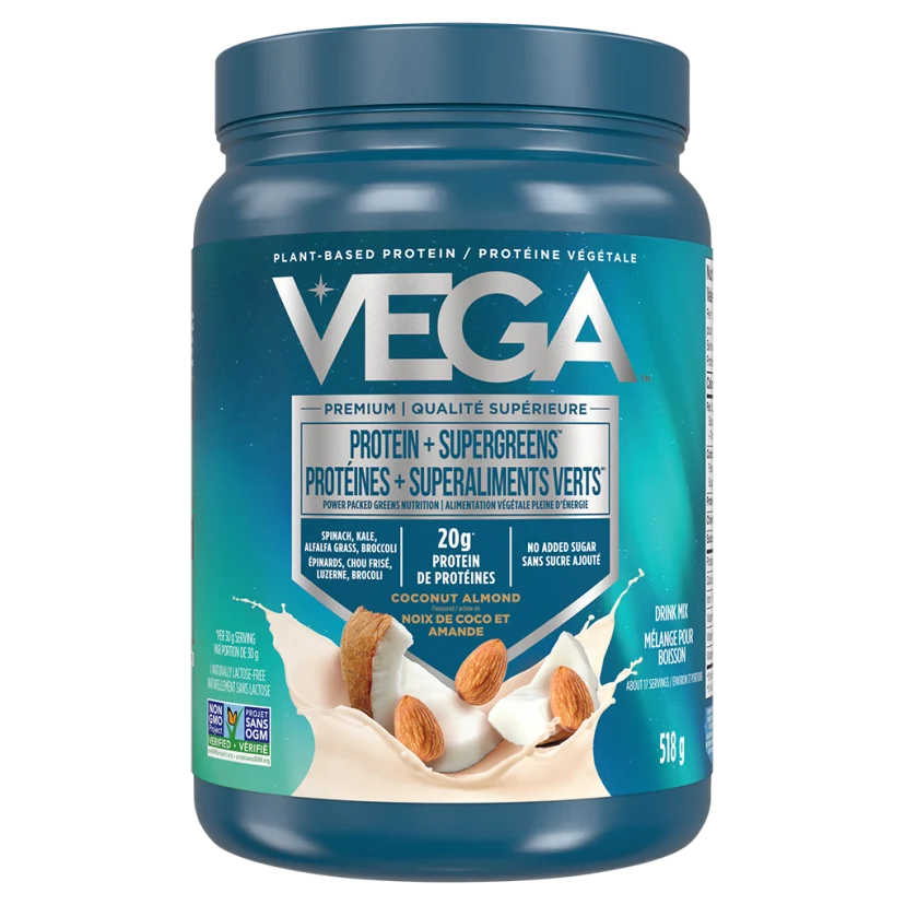 Vega Protein & Supergreens Coconut Almond (518g)