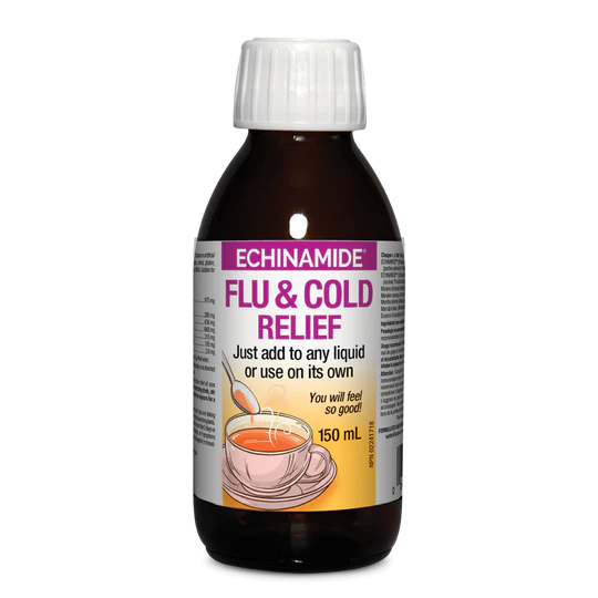 Natural Factors   Anti-Cold Cold & Cough Syrup, ECHINAMIDE®   150 mL liquidliquid