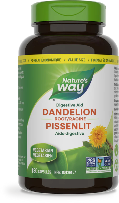 Nature's Way - Dandelion Root - 180 Veg Caps