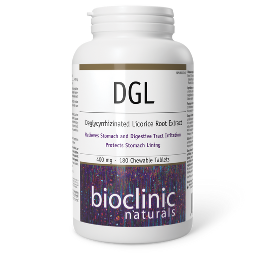 BioClinic   DGL · 400 mg   180 Chewable Tablet