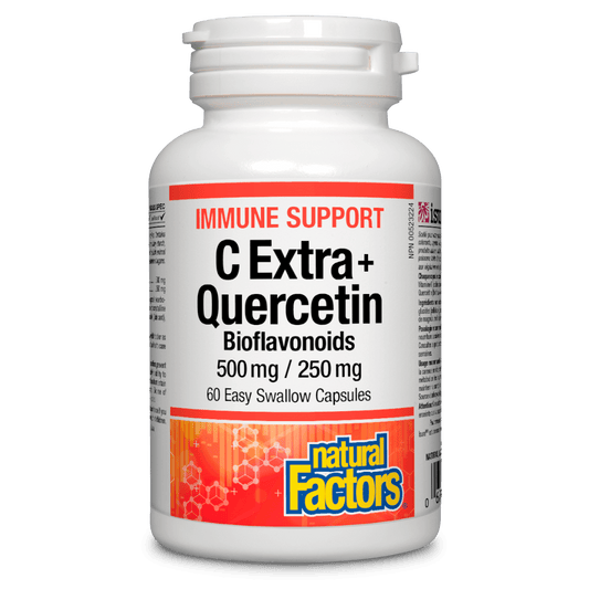 Natural Factors   C Extra + Quercetin 500 mg / 250 mg Bioflavonoids   60vcaps