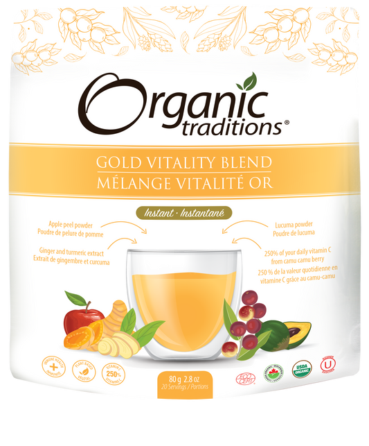 Organic Traditions - Gold Vitality Blend - 80 g