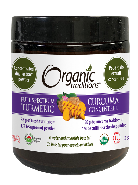 Organic Traditions - Full Spectrum, Turmeric - 33 g