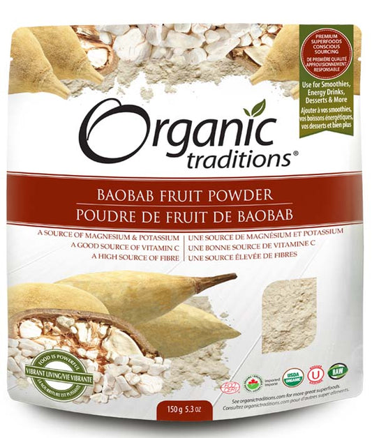 Organic Traditions - Baobab Fruit Powder - 150 g