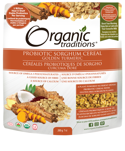 Organic Traditions - Probiotic Cereal Golden Turmeric - 200 g