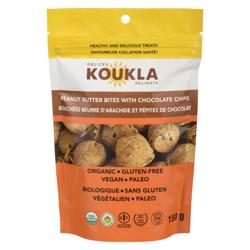 Koukla Delights   Bites   Chocolate Chip Peanut Butter Bites150G