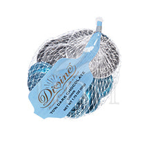 FT DRK CHOC COINS - SILVER  BLUE