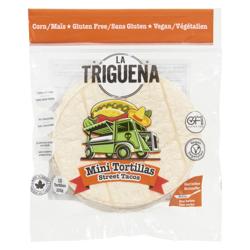 Les Aliments La Triguena Foods   Gluten Free Corn Tortillas   Street Taco Tortilla 5"225G