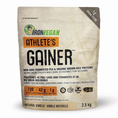 Iron Vegan Athlete's Gainer   2.5 kg Vanilla
